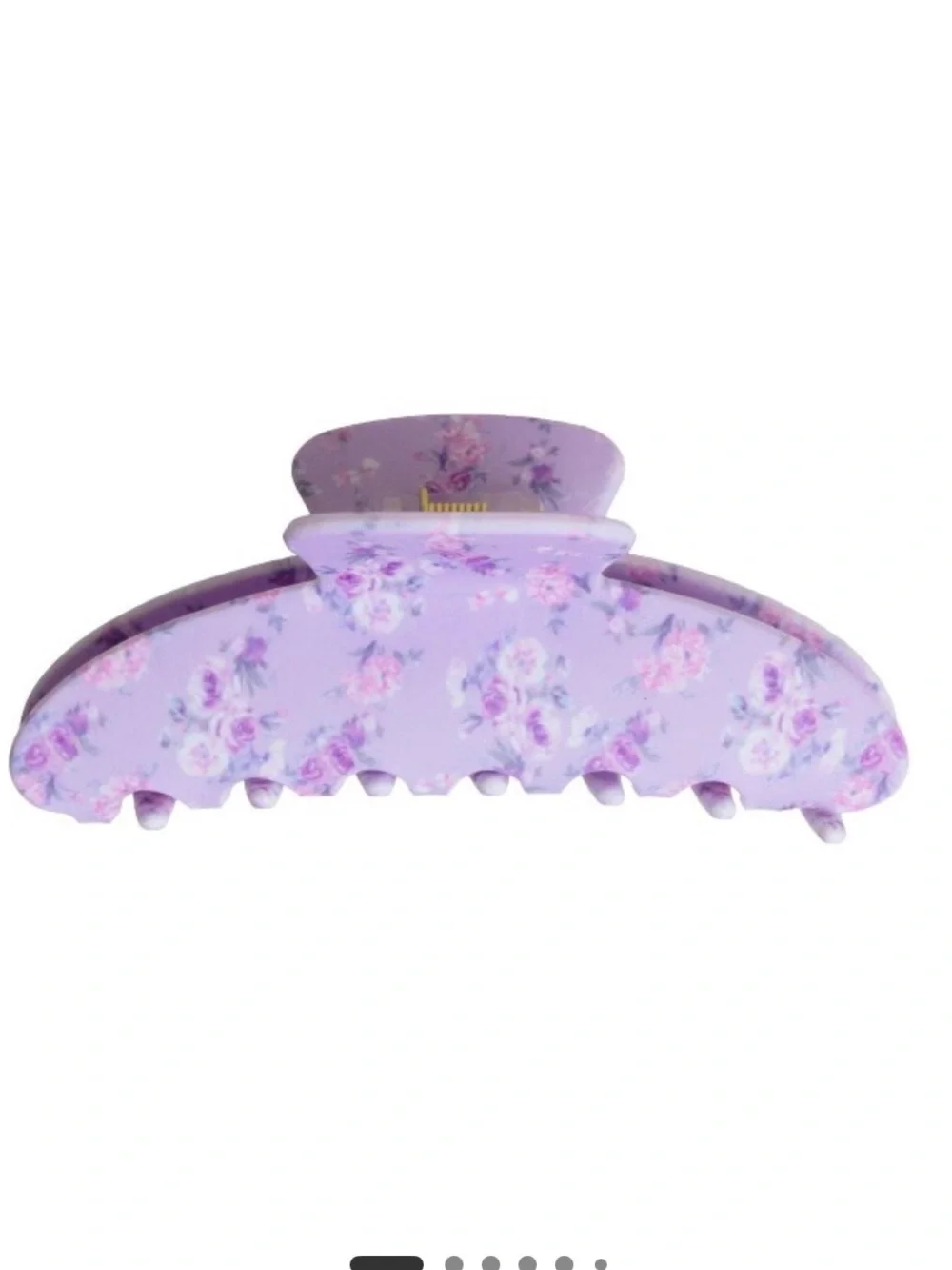LoveShackFancy Comb & Claw Clip Set in Happy Thoughts Hibiscus floral 🎀💜